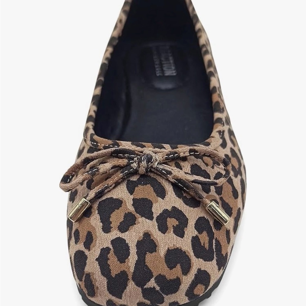 Kenneth Cole REACTION Elstree Ballet Flats Leopard Print Size 10 - Picture 13 of 14